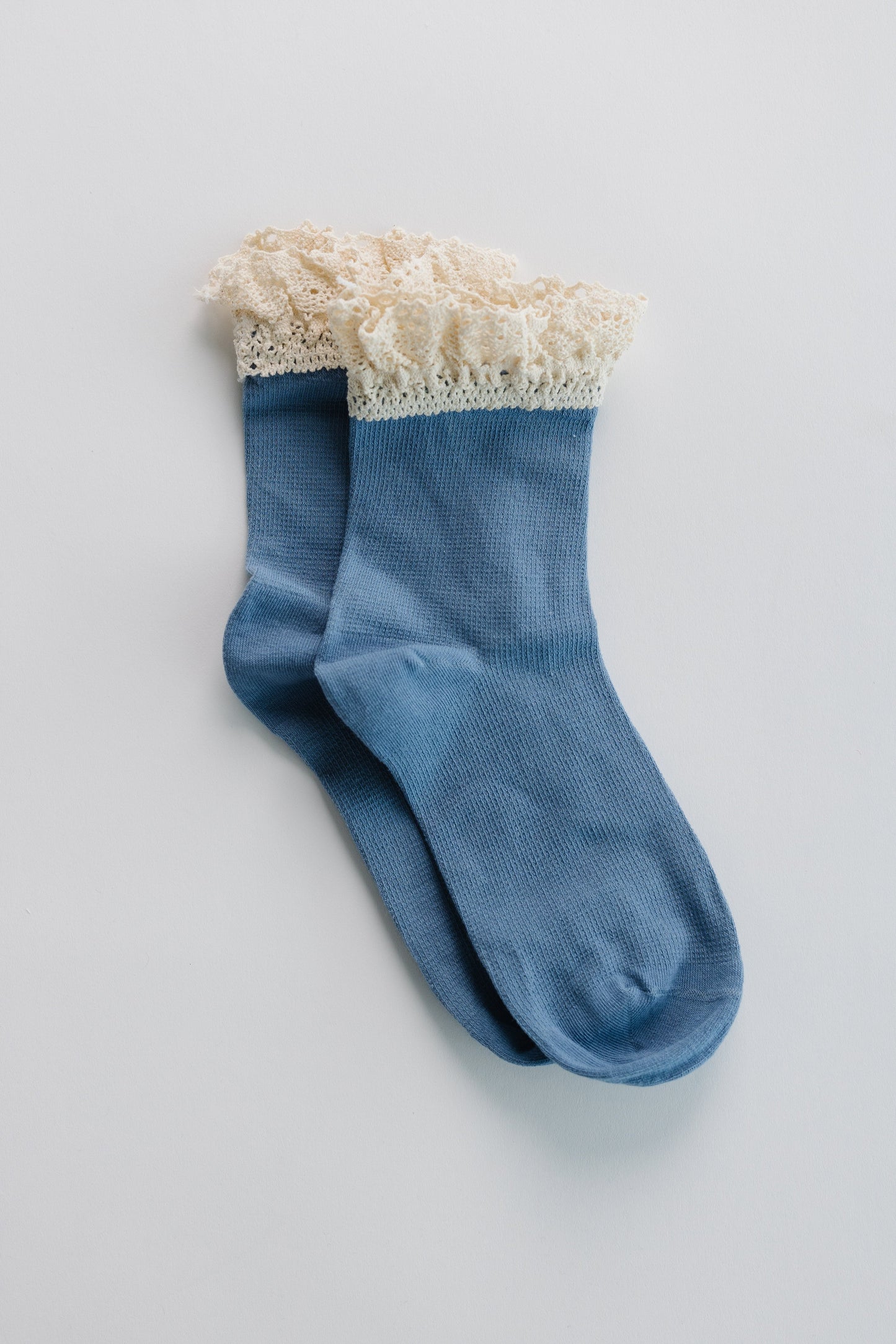 Cove All About Ruffles Socks WOMEN'S SOCKS Cove Accessories Blue OS 