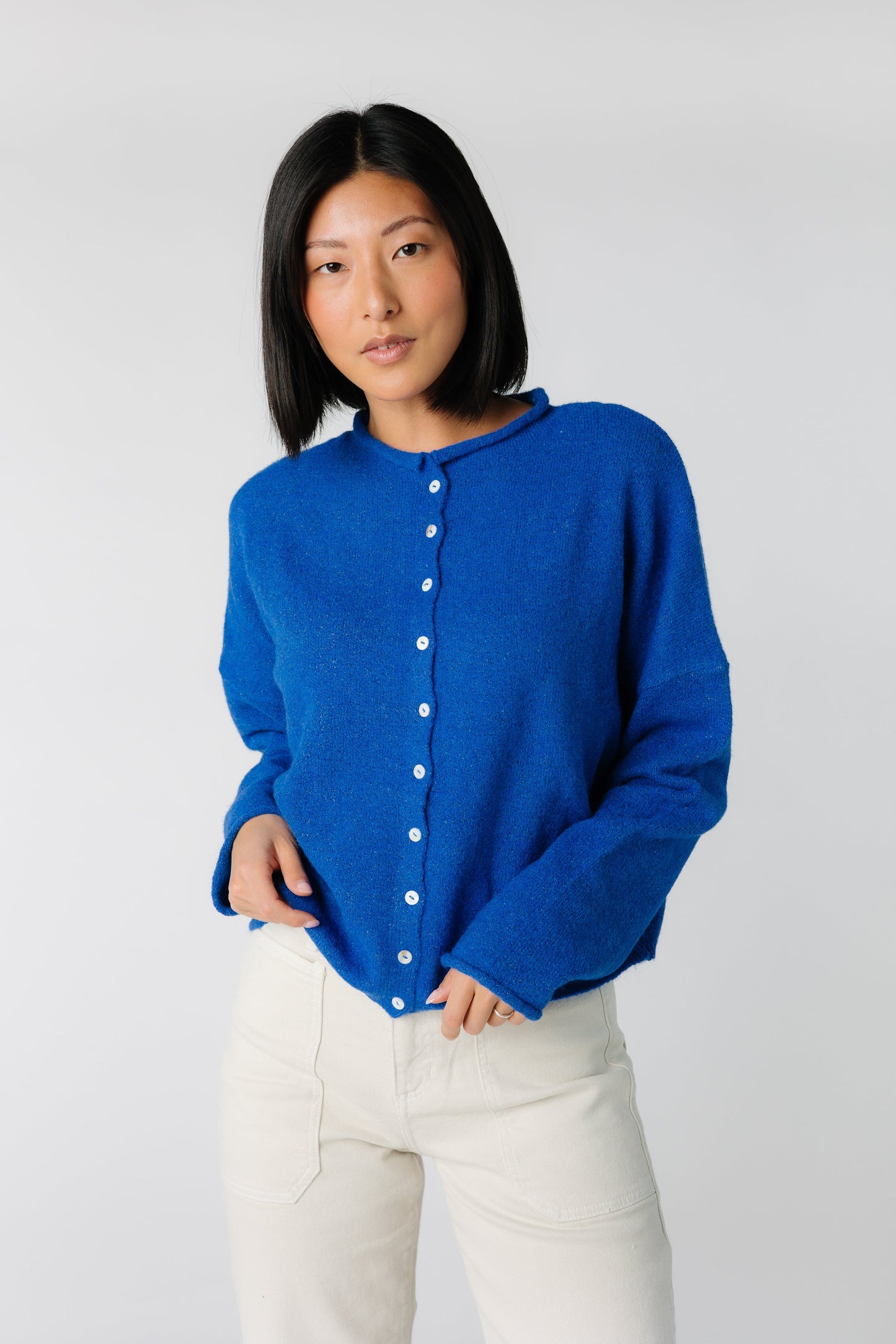 Aria Soft Cardigan WOMEN'S CARDIGAN Things Between Royal Blue S 