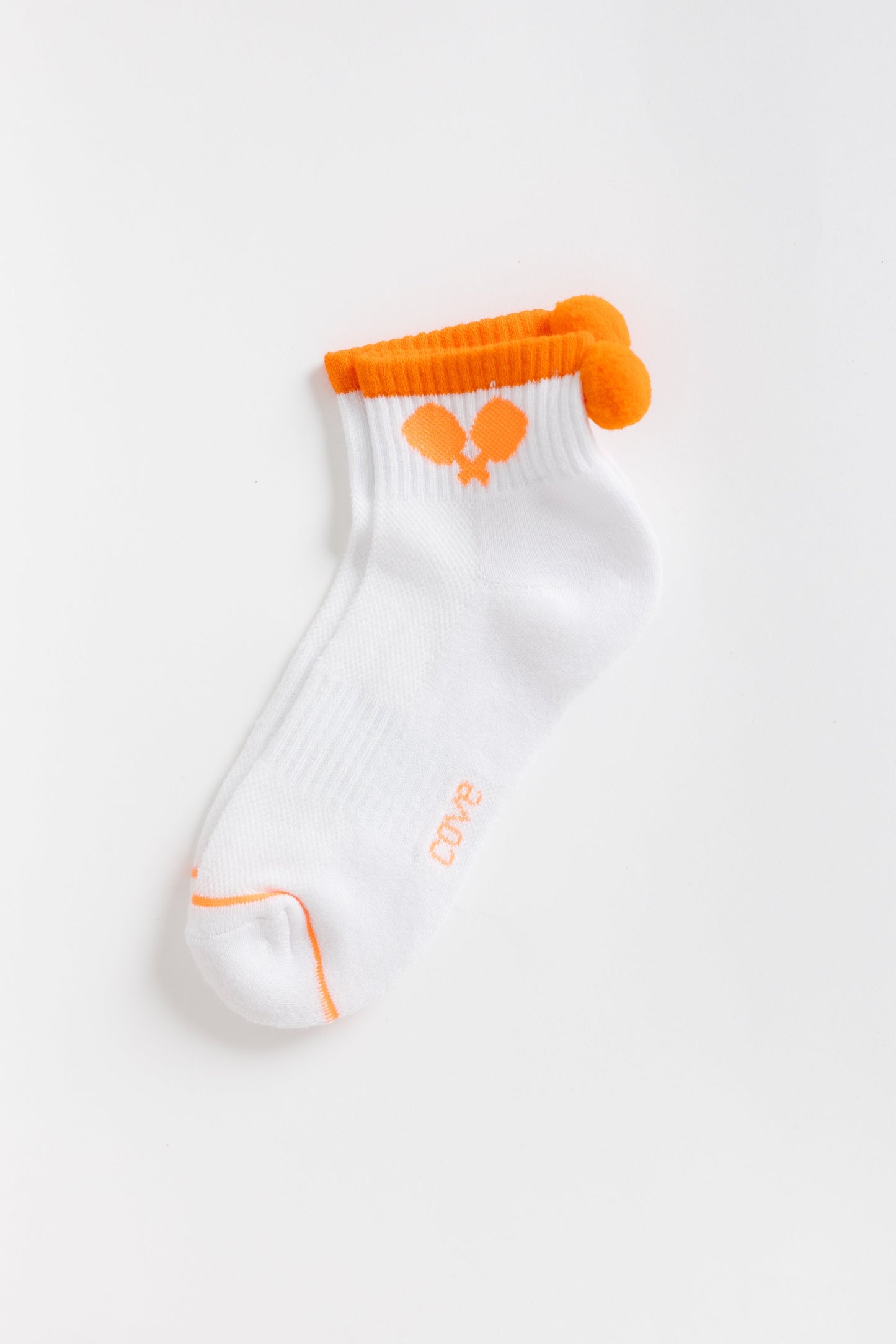 Cove Pickleball Quarter Socks WOMEN'S SOCKS Cove Accessories Orange OS 