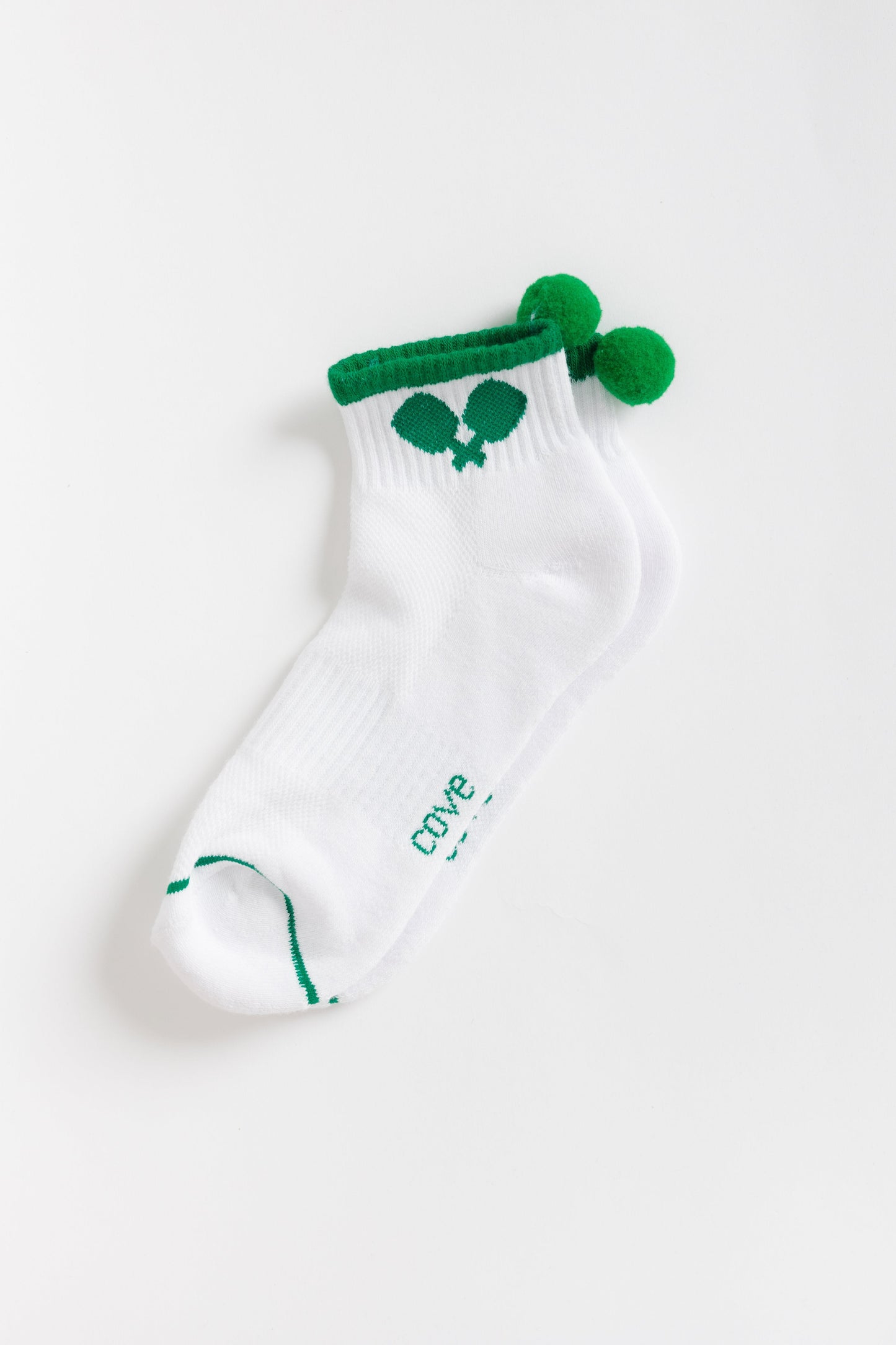 Cove Pickleball Quarter Socks WOMEN'S SOCKS Cove Accessories Green OS 