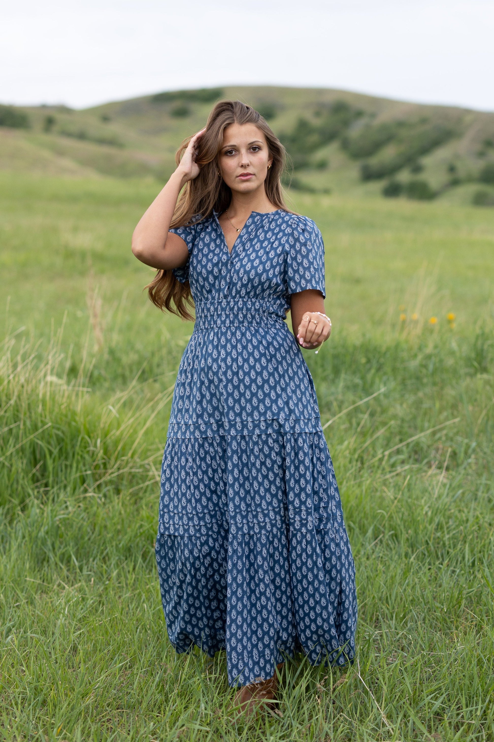 Citrus Shae Blue Maxi Dress Called to Surf Citrus Shae Blue Maxi Dress Called to Surf