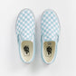 Vans UA Classic Slip On Checkerboard - Canal Blue Tennis Shoes Vans 