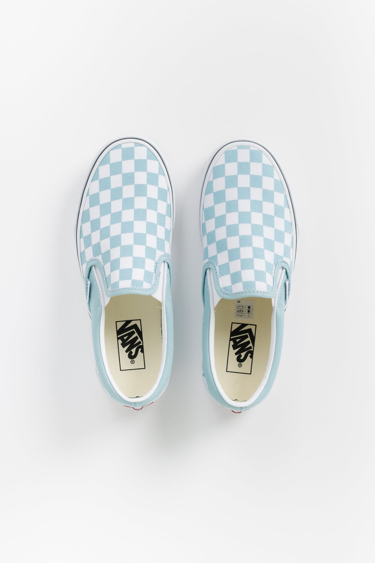 Vans UA Classic Slip On Checkerboard - Canal Blue Tennis Shoes Vans 