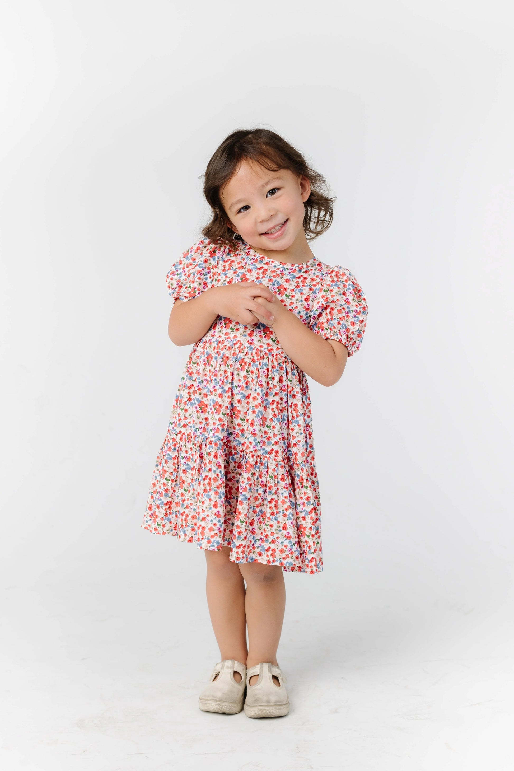 Alison Girl's Dress GIRL'S DRESS brass & roe Red Multi XXS 