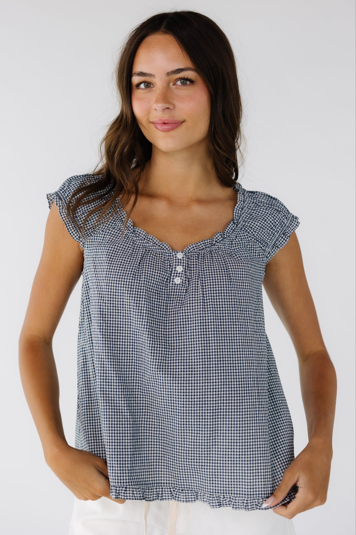 Mara Short Sleeve Top WOMEN'S TOP Mod Ref Navy S 