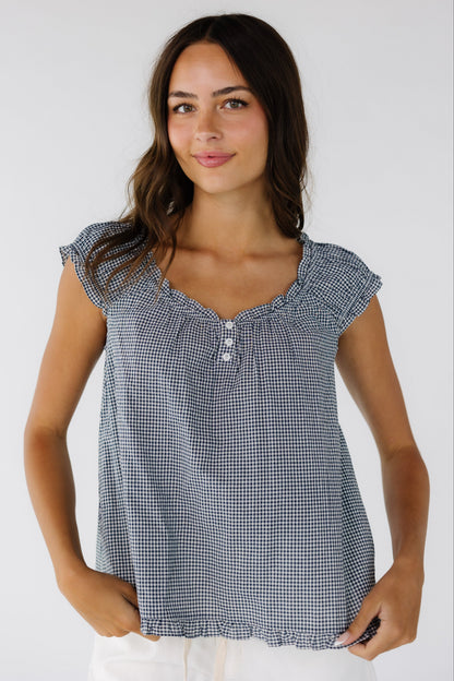 Mara Short Sleeve Top WOMEN'S TOP Mod Ref Navy S 