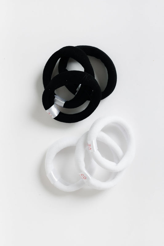 Cove Regatta Hair Tie Set WOMEN'S HAIR ACCESSORY Cove Accessories Black/White OS 