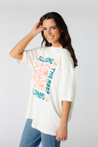 Billabong oversized graphic tee with short sleeves ABJKT00538