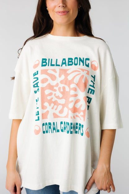 Modest Billabong oversized graphic tee  ABJKT00538