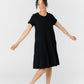 Brass & Roe Summer Ribbed Tiered Dress - Spring 2024 WOMEN'S DRESS Called to Surf Black XS 