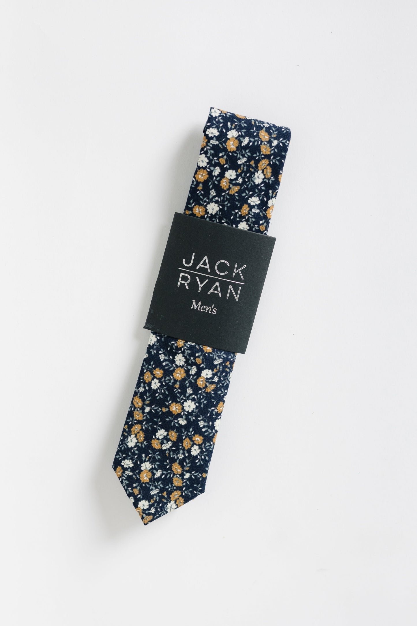 Jack Ryan David Tie MEN'S TIE JACK RYAN Navy Floral 58" x 2.25" 