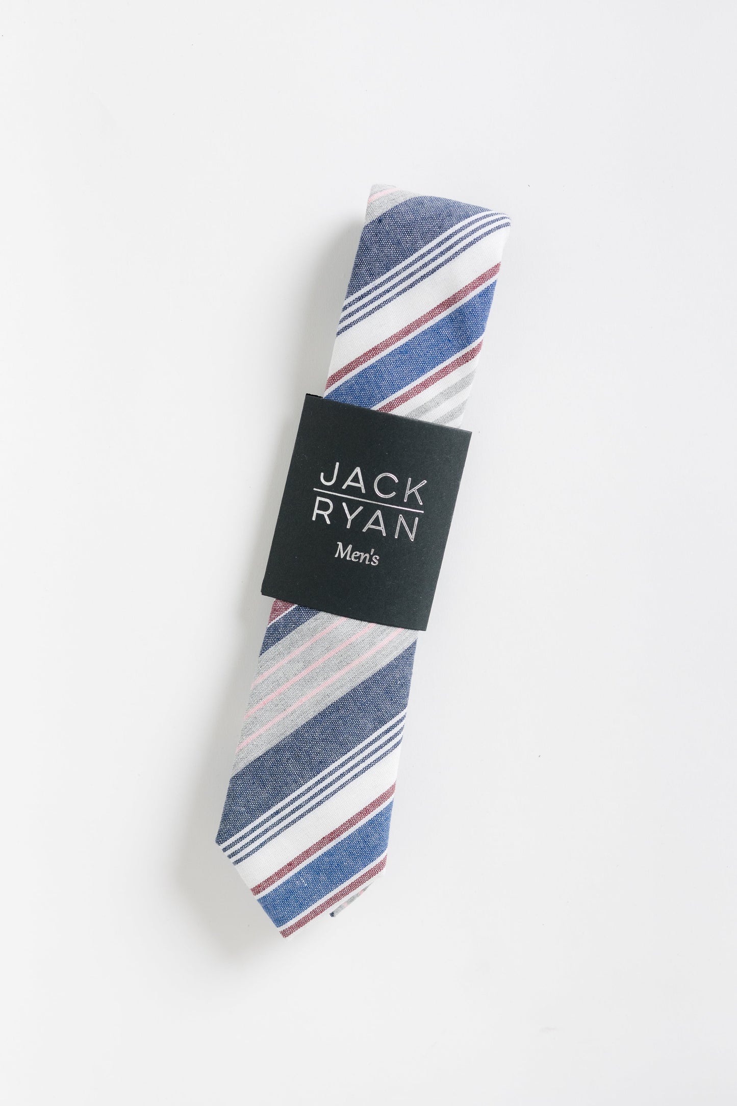 The Samuel Tie MEN'S TIE JACK RYAN Blue Stripe Men's 