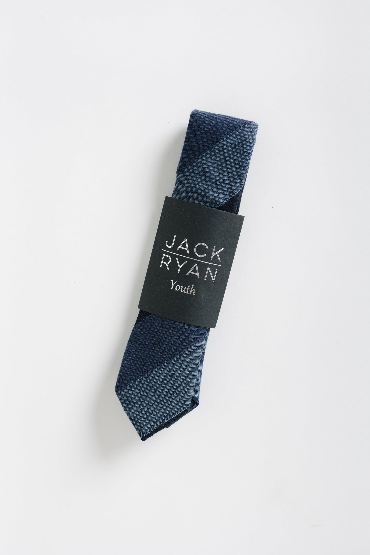 Jack Ryan Classy Stripe Tie MEN'S TIE JACK RYAN Navy/Blue Youth 48" x 2" 