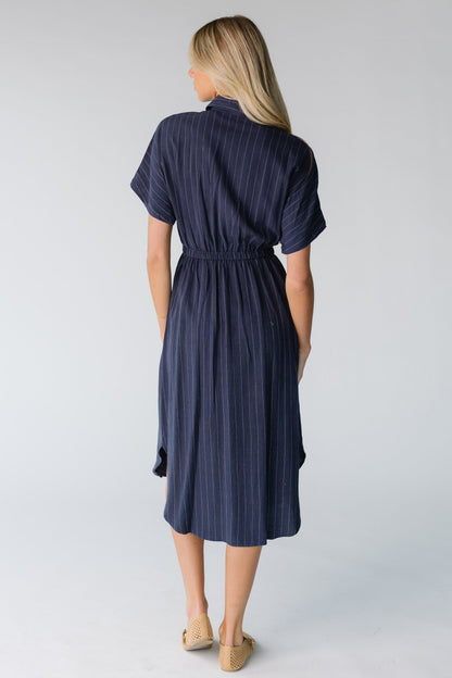 Brass & Roe Linen Tie Waist Dress WOMEN'S DRESS brass & roe 