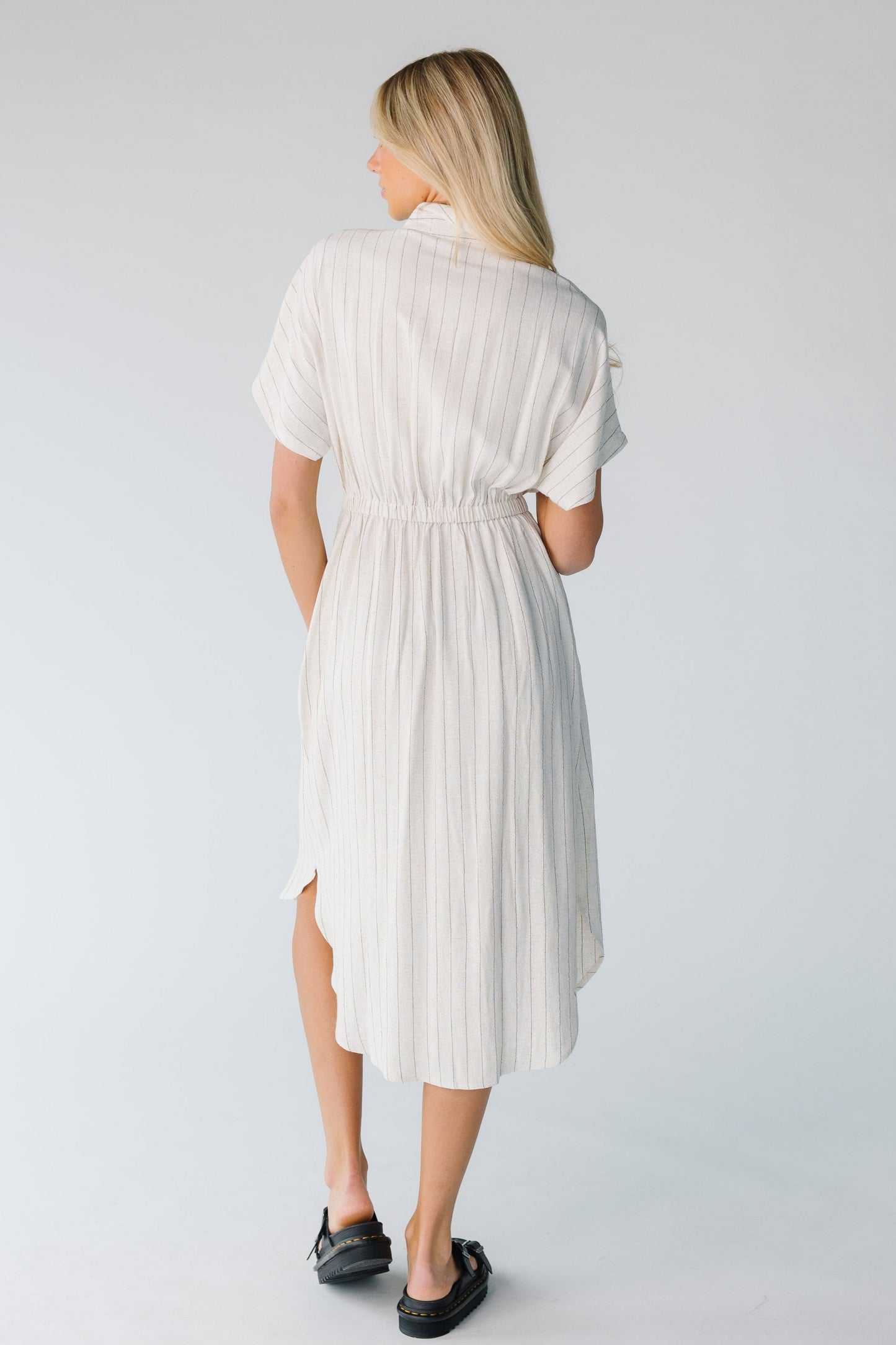 Brass & Roe Linen Tie Waist Dress WOMEN'S DRESS brass & roe 