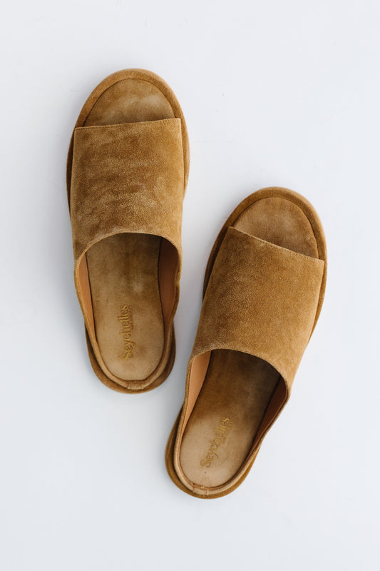 Seychelles It's A Yes Suede Sandal WOMEN'S SANDAL Seychelles Tan 6 