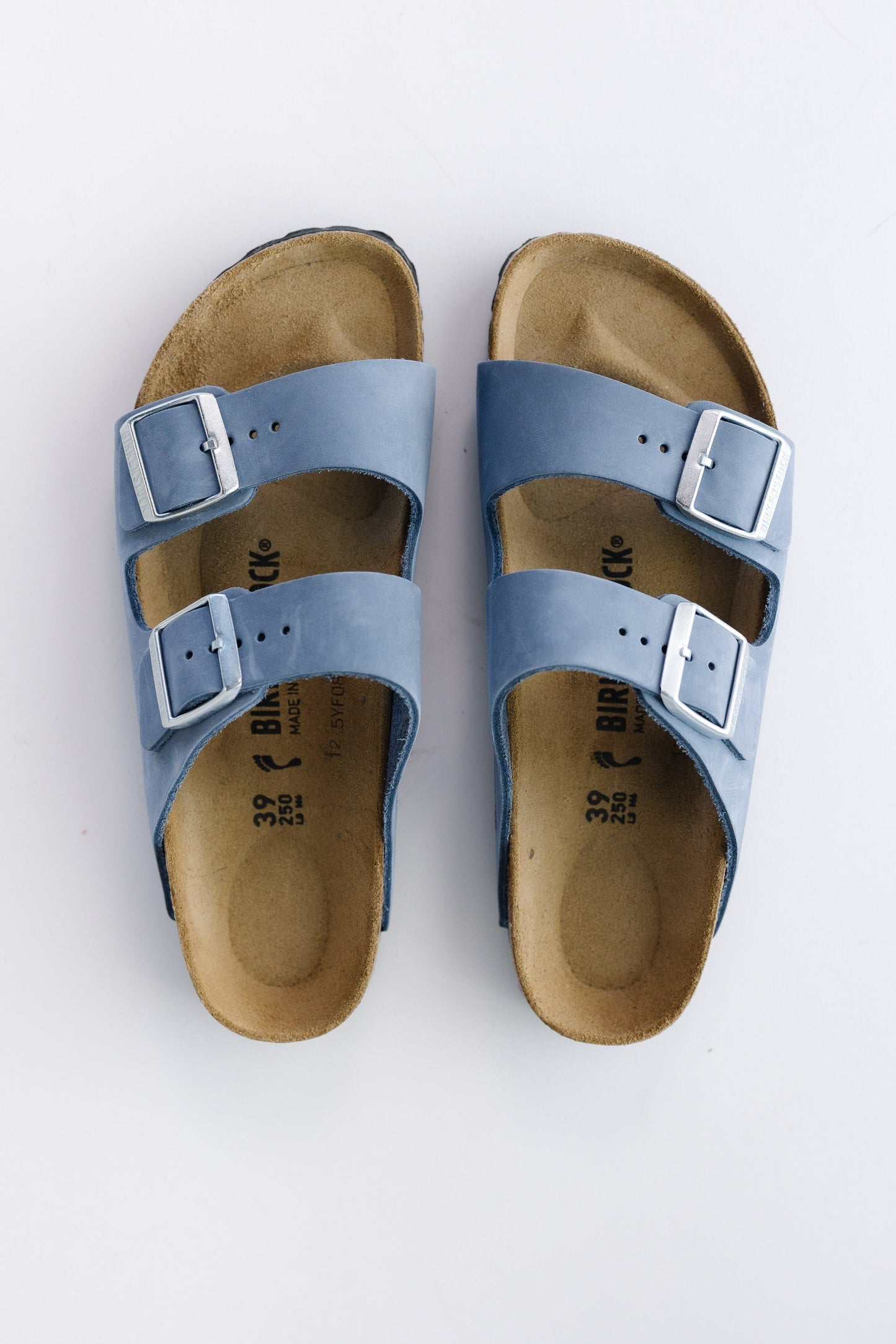 Birkenstock Arizona Nubuck WOMEN'S SANDALS Birkenstock Stone Blue 36 
