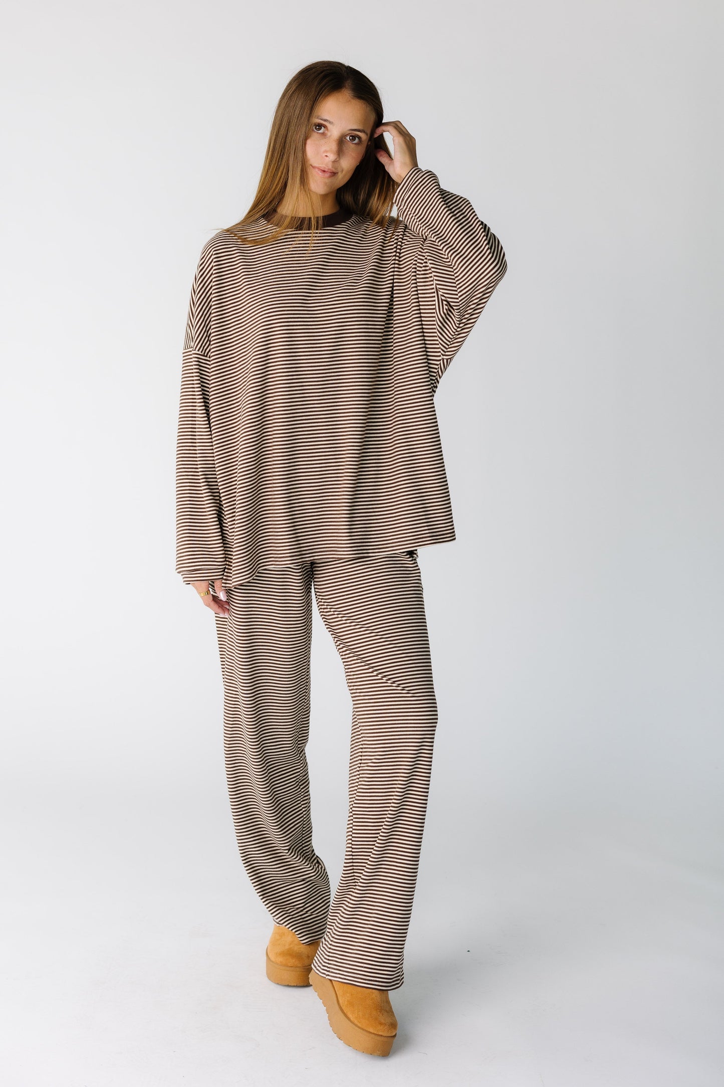 Cutie Everyday Stripe Set Women's Set brass & roe 