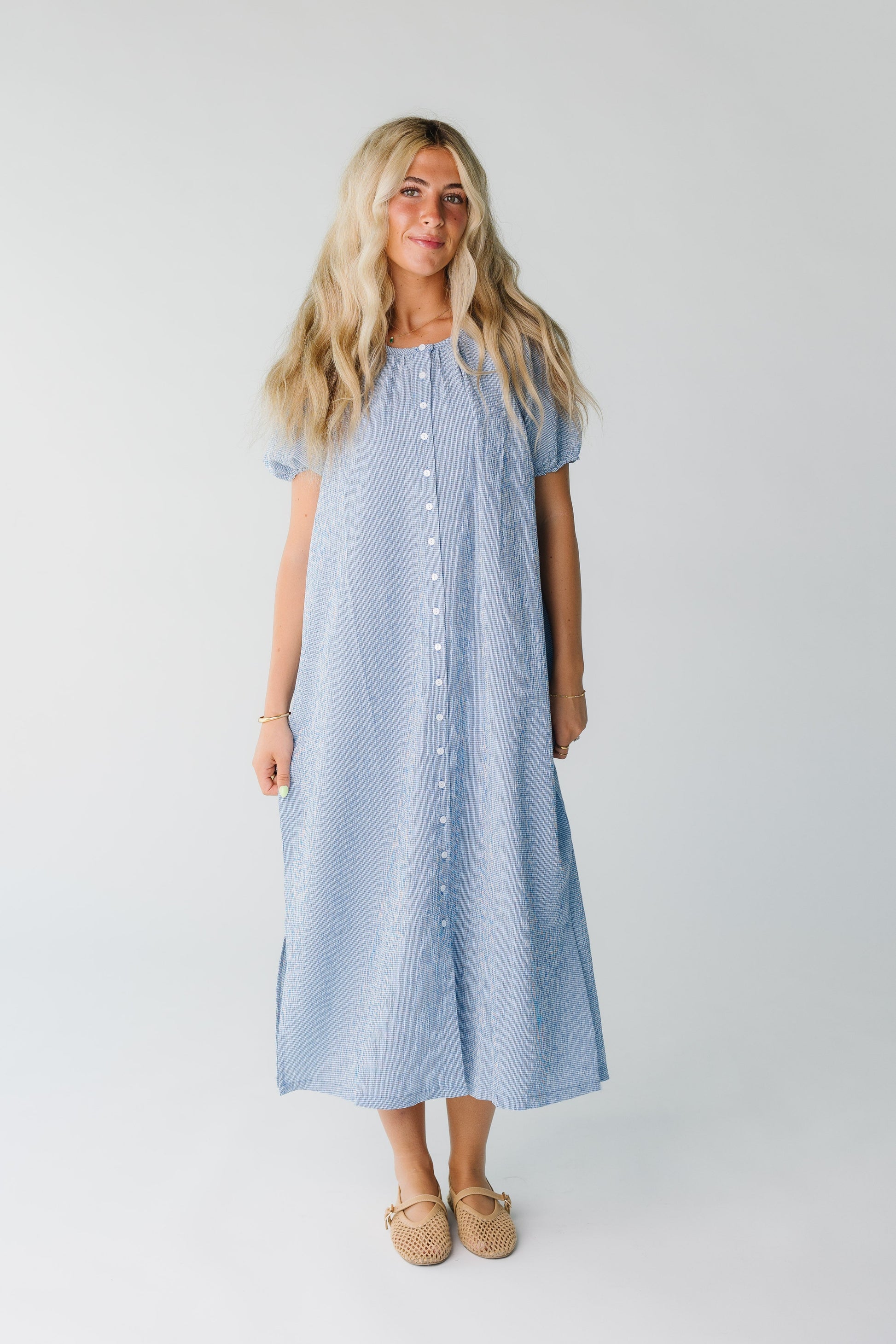Brass & Roe Bree Midi Knee Dress WOMEN'S DRESS brass & roe 
