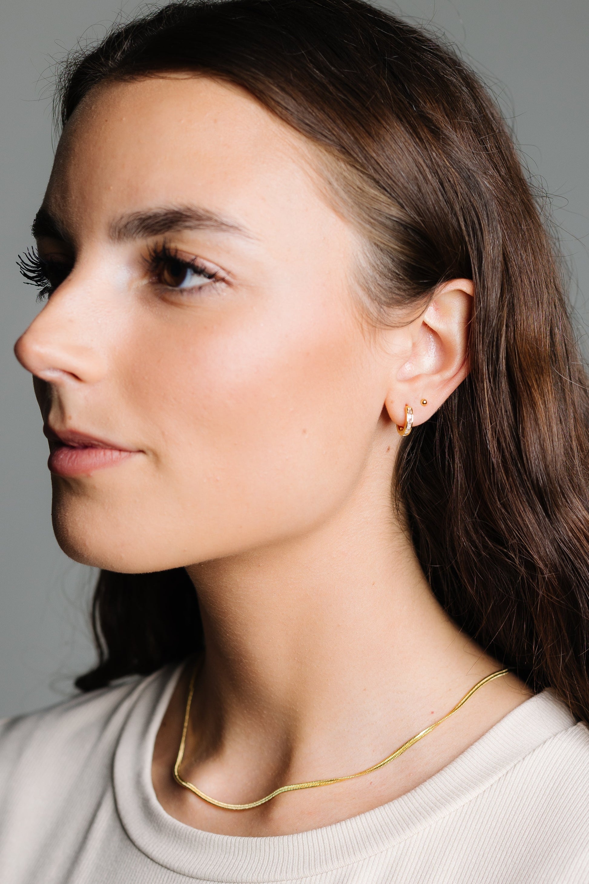 Cove Earrings Vivian Hoops Gold WOMEN'S EARINGS Cove Accessories 