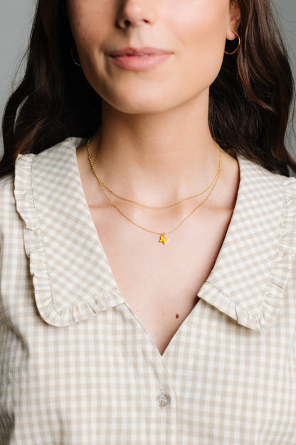 Cove Necklace Dainty Butterfly Gold WOMEN'S NECKLACE Cove Accessories 