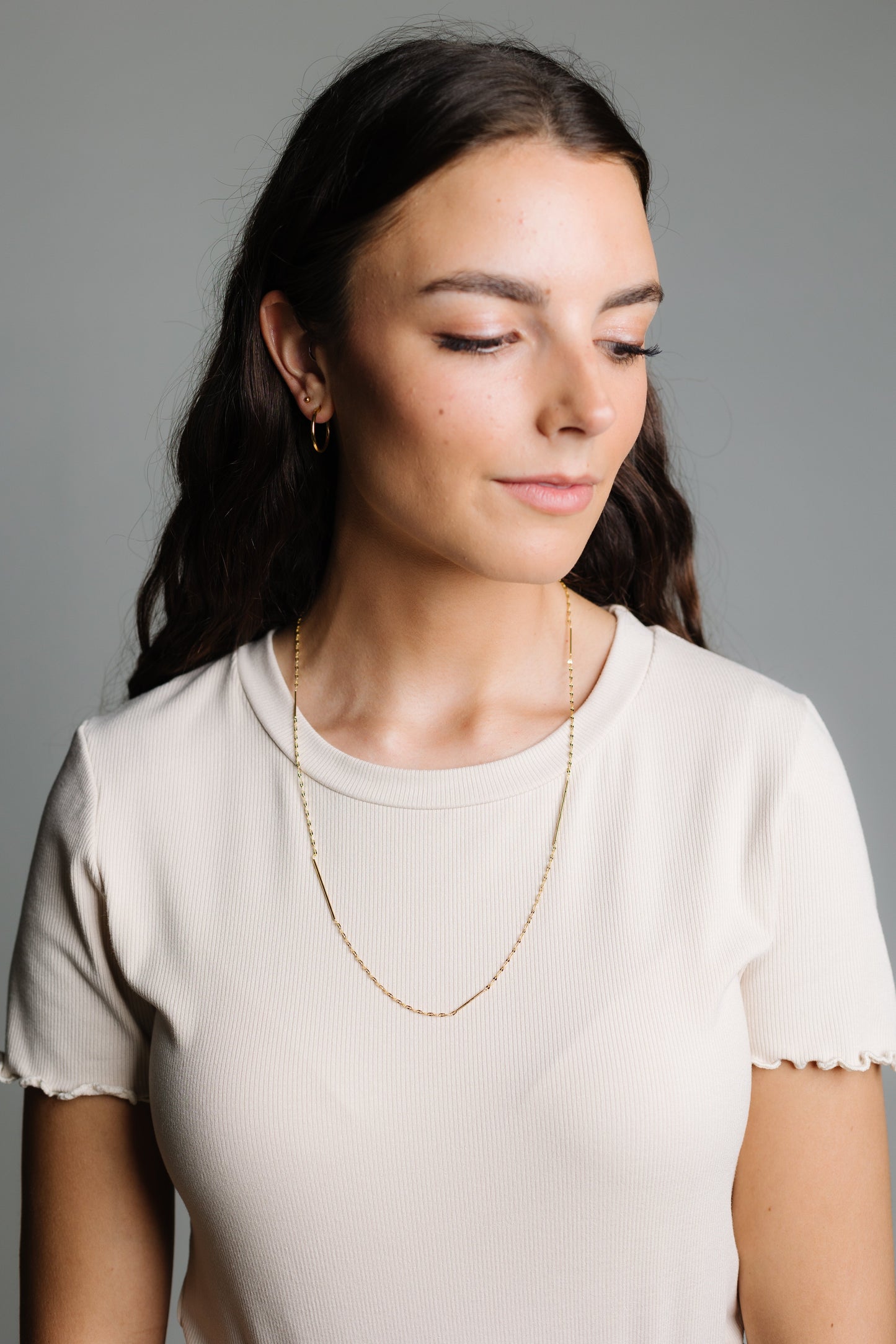 Cove Necklace Straight Way Gold WOMEN'S NECKLACE Cove Accessories 