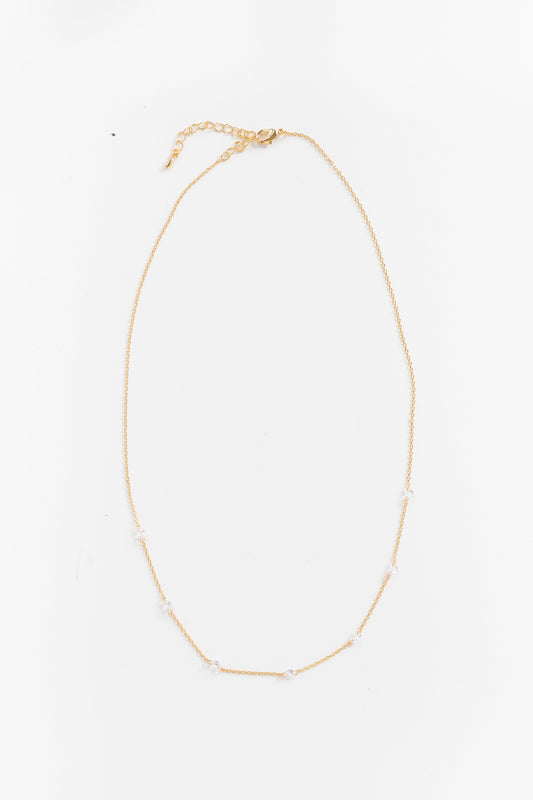 Cove Necklace All Sparkles Gold WOMEN'S NECKLACE Cove Accessories 