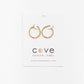 Cove Earrings Large Oval Hoops Gold WOMEN'S EARINGS Cove Accessories 