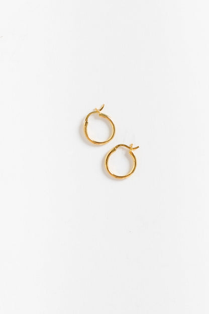 Cove Earrings Small Oval Hoops Gold WOMEN'S EARINGS Cove Accessories 