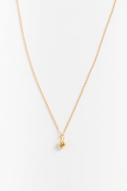 Dainty Heart Necklace WOMEN'S NECKLACE Cove Gold Plated 16" 