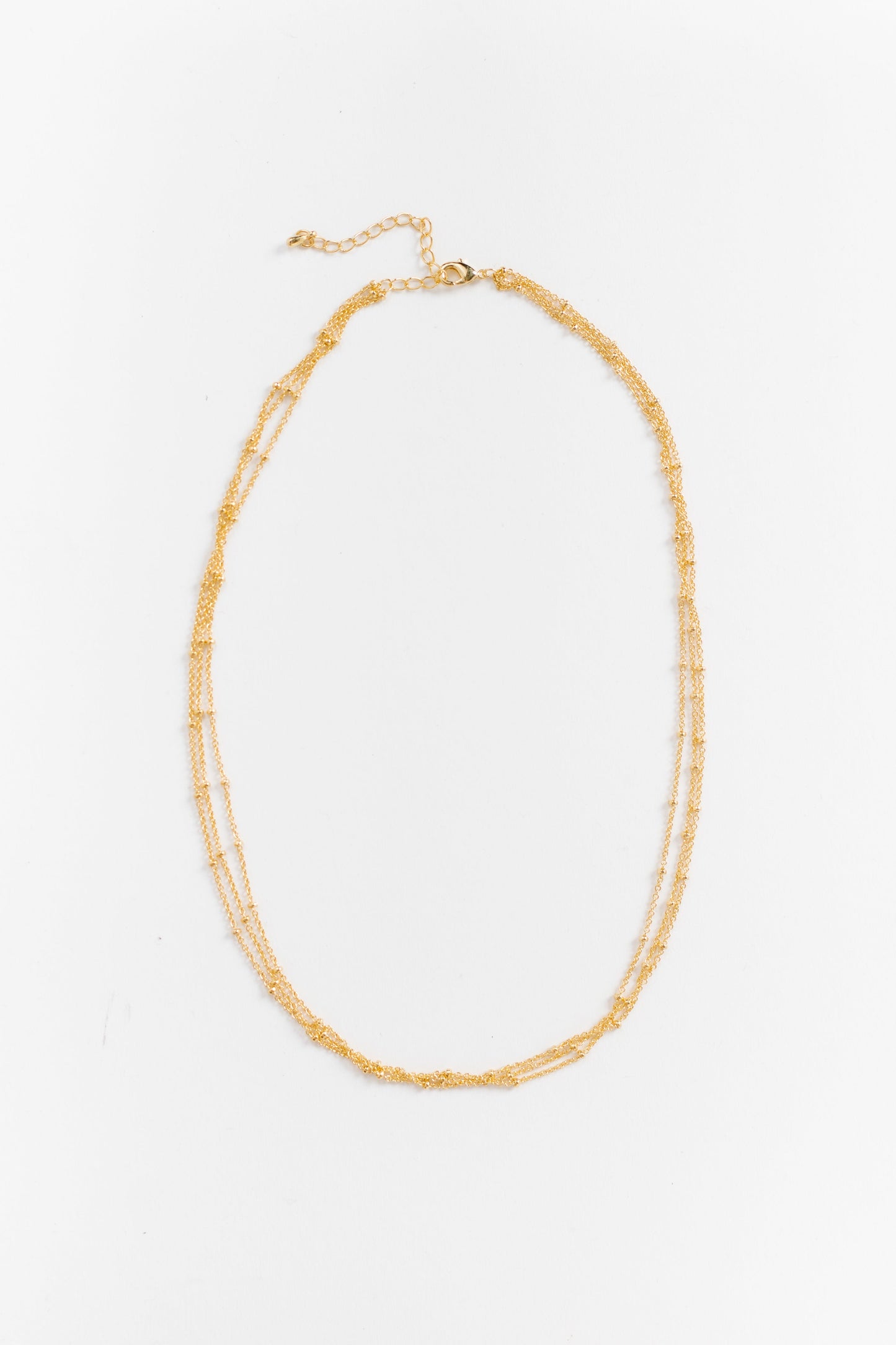 Cove Necklace Delicate Triple Chain Gold WOMEN'S NECKLACE Cove Accessories 