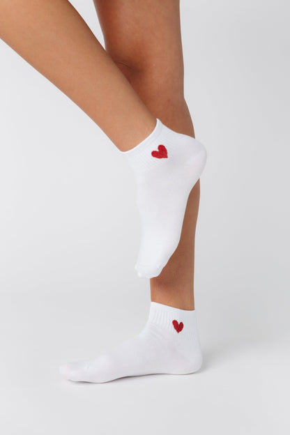 Lola Heart Quarter Socks 2 Pack WOMEN'S SOCKS Cove 