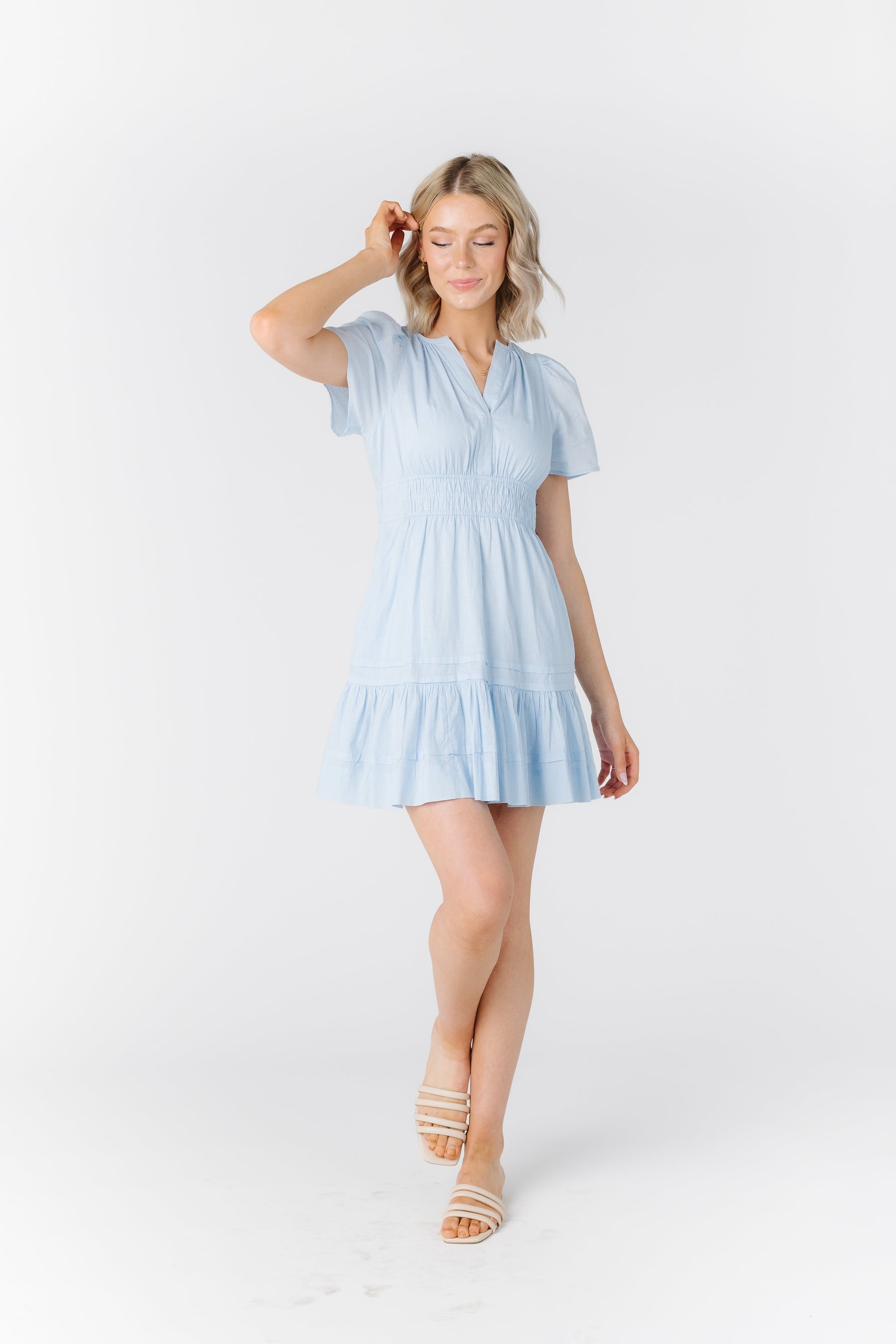 Citrus Shae Dress Mini Dress WOMEN'S DRESS Citrus Lt Blue L 