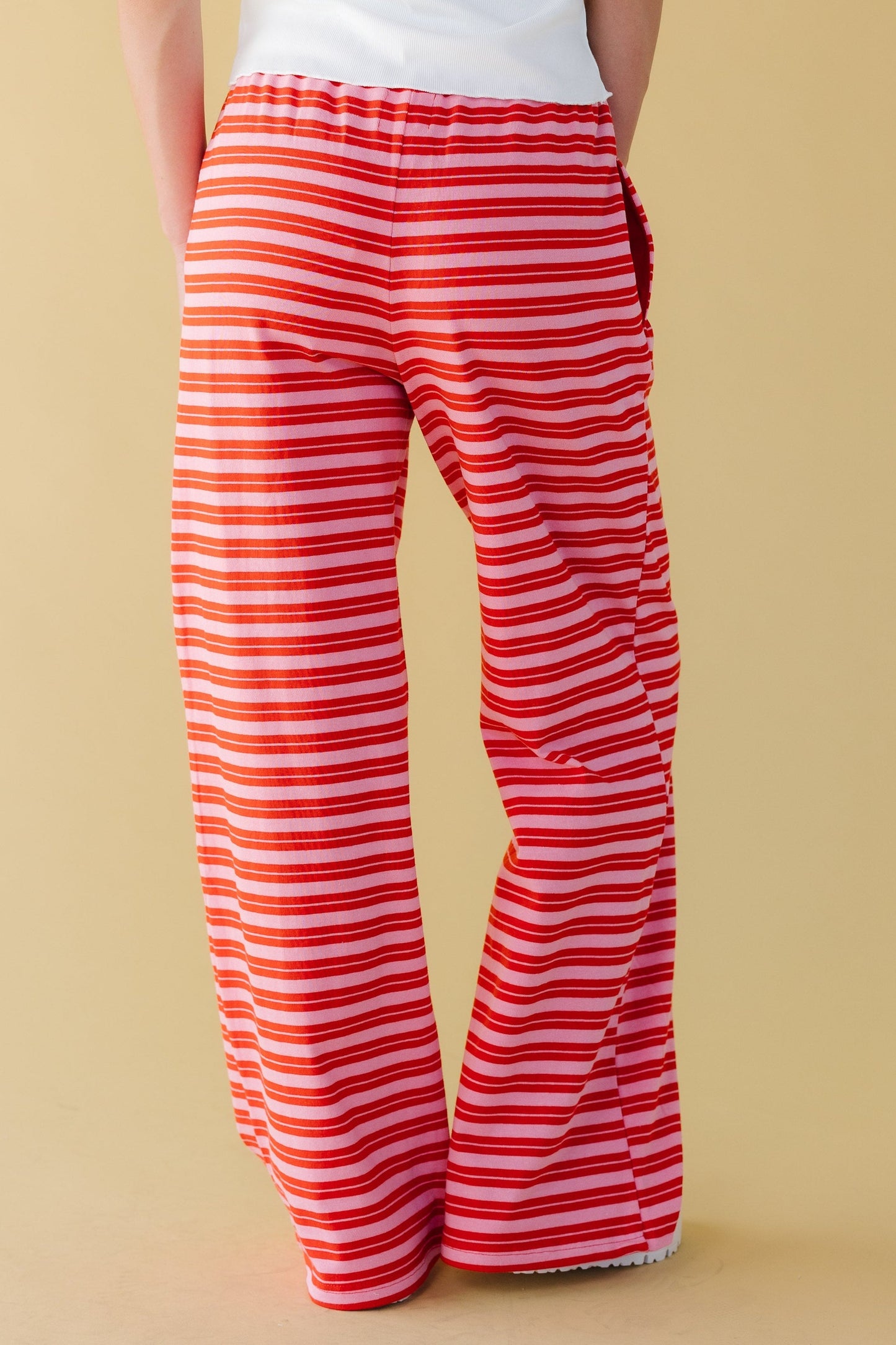 About Stripe Pants WOMEN'S PANTS Things Between 
