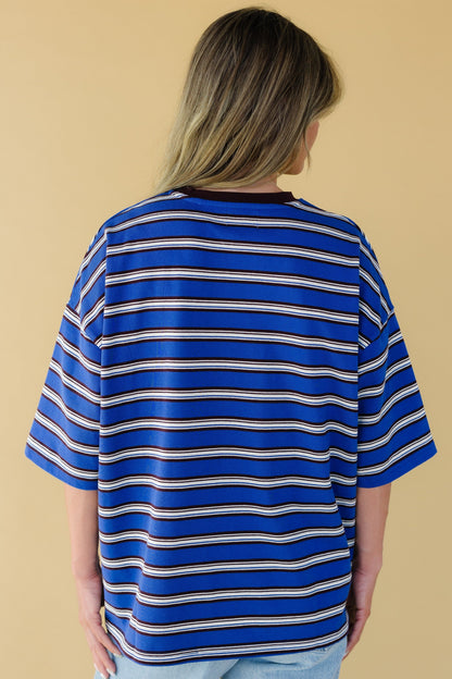 Royalty Oversized Striped Tee WOMEN'S T-SHIRT Things Between 