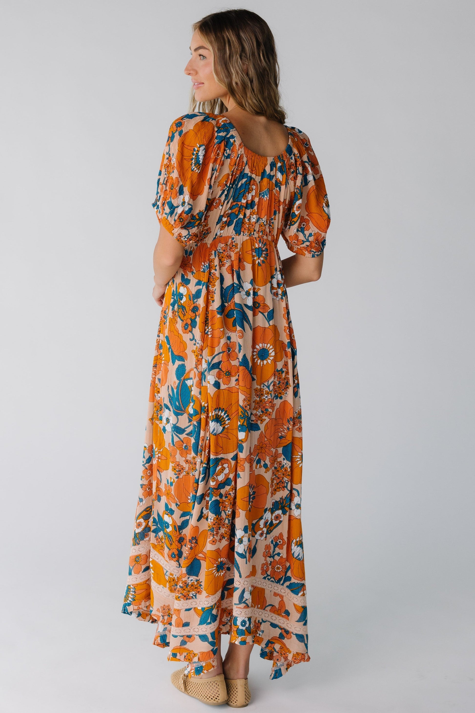 Lyon Crepe Maxi Dress WOMEN'S DRESS Citrus 
