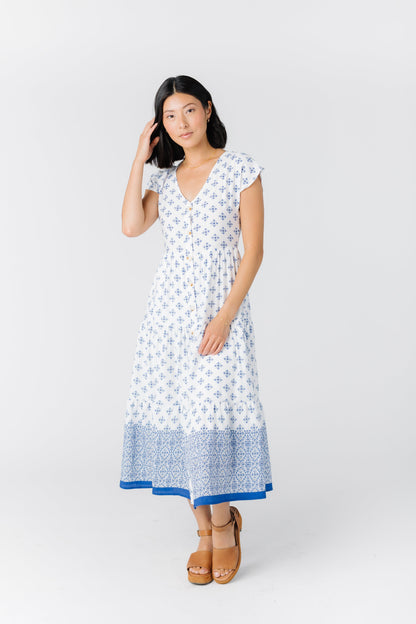 Harper Dress WOMEN'S DRESS Blu Pepper Blue Large 