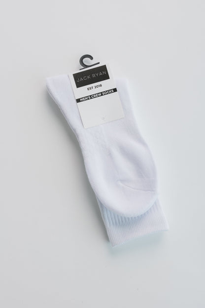 Jack Ryan Crew Sock MEN'S SOCKS JACK RYAN White OS 