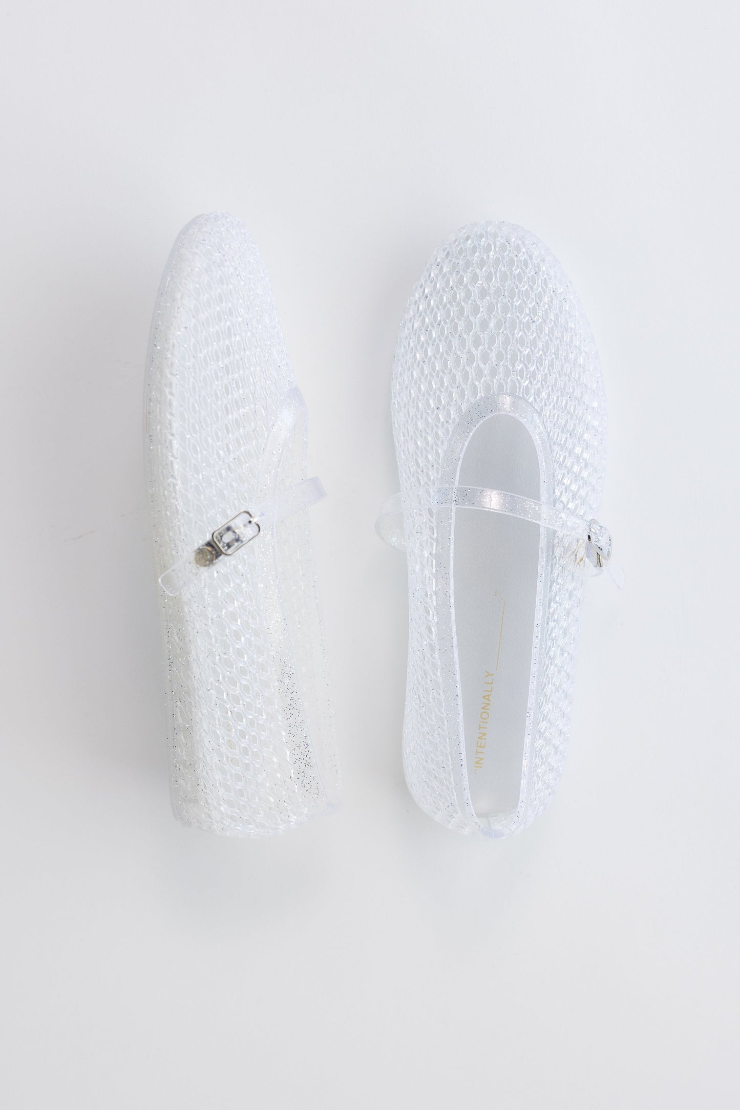 Classic Jelly Mary Jane WOMEN'S SHOES Intentionally Blank Crystal 36 