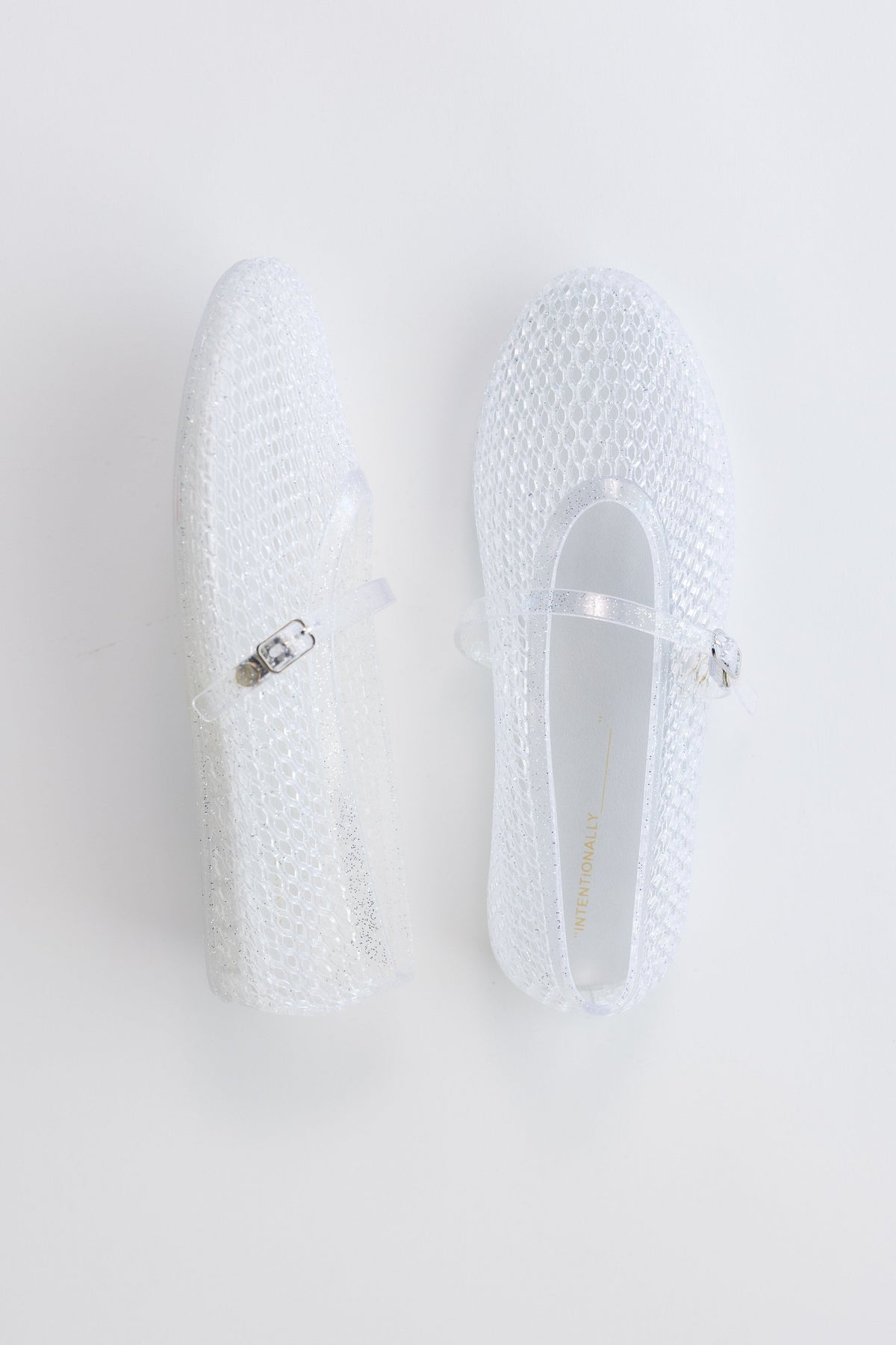 Classic Jelly Mary Jane WOMEN'S SHOES Intentionally Blank Crystal 36 
