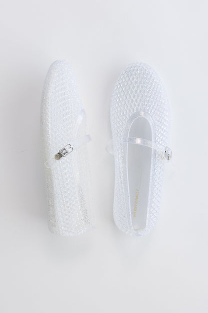 Classic Jelly Mary Jane WOMEN'S SHOES Intentionally Blank Crystal 36 