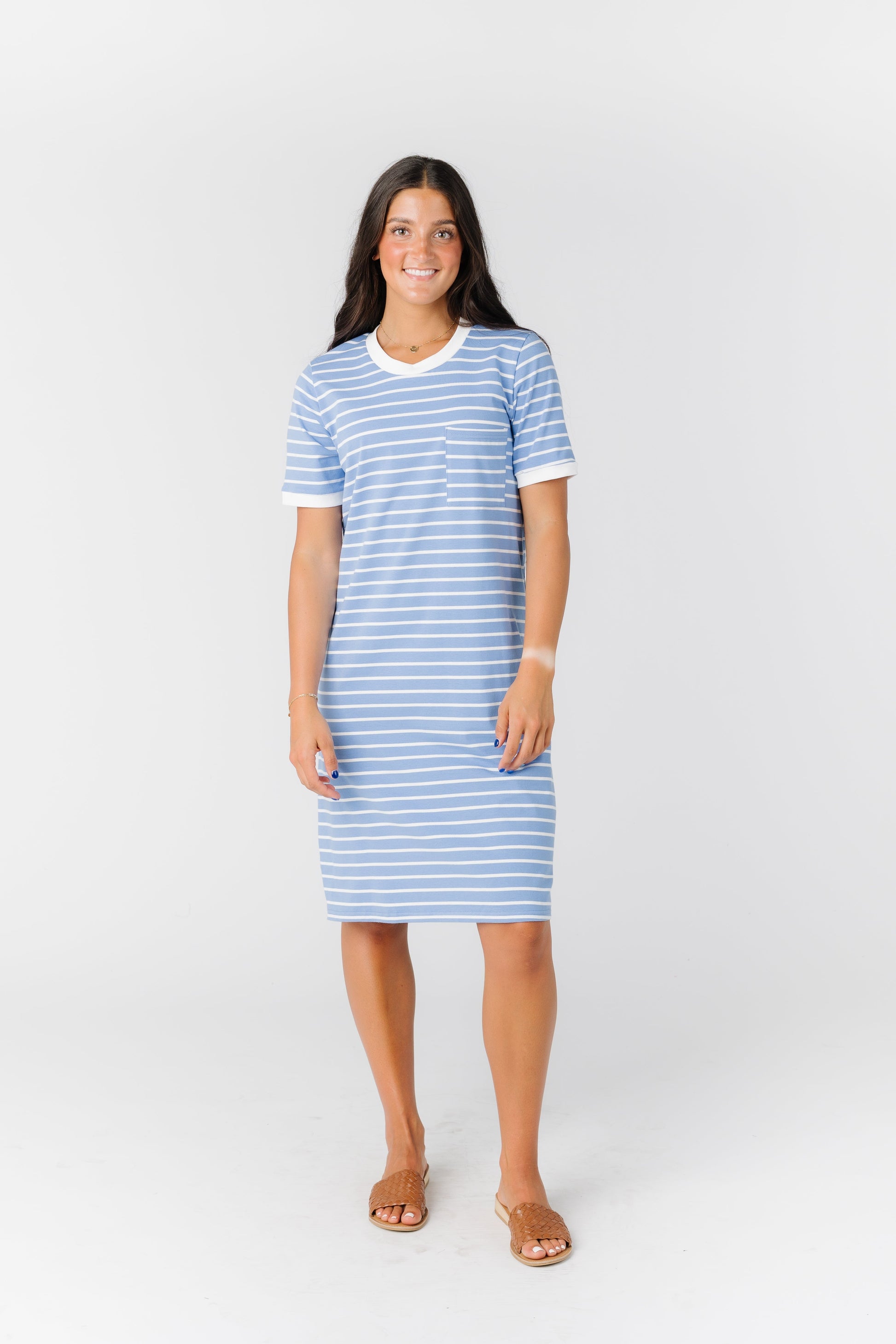 Striped T Shirt Dress