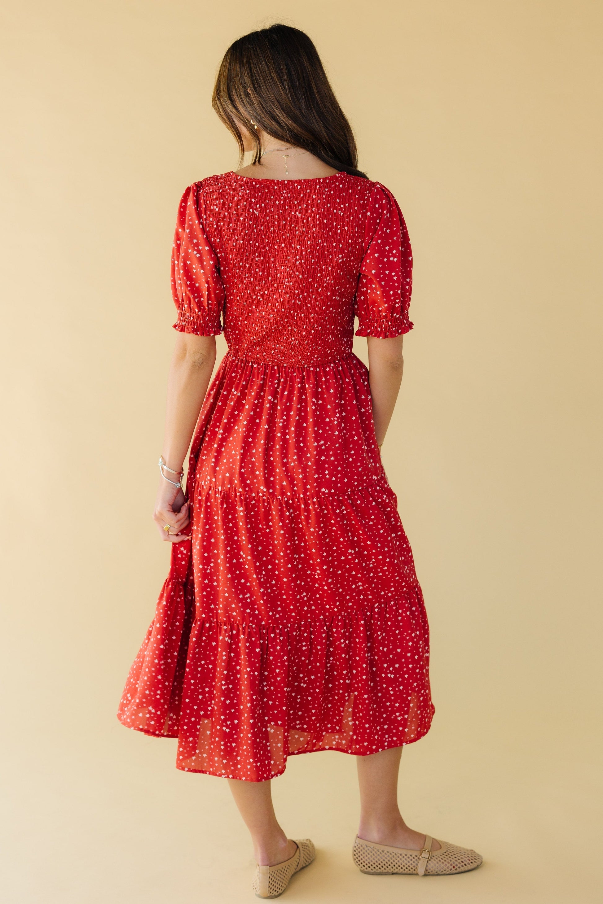 Brass & Roe Alison Smocked Dress WOMEN'S DRESS brass & roe 