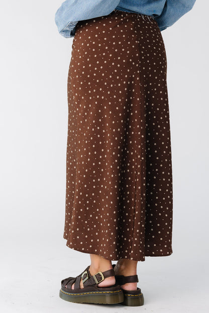 Brass & Roe Ellie Print Midi Skirt WOMEN'S SKIRTS brass & roe 