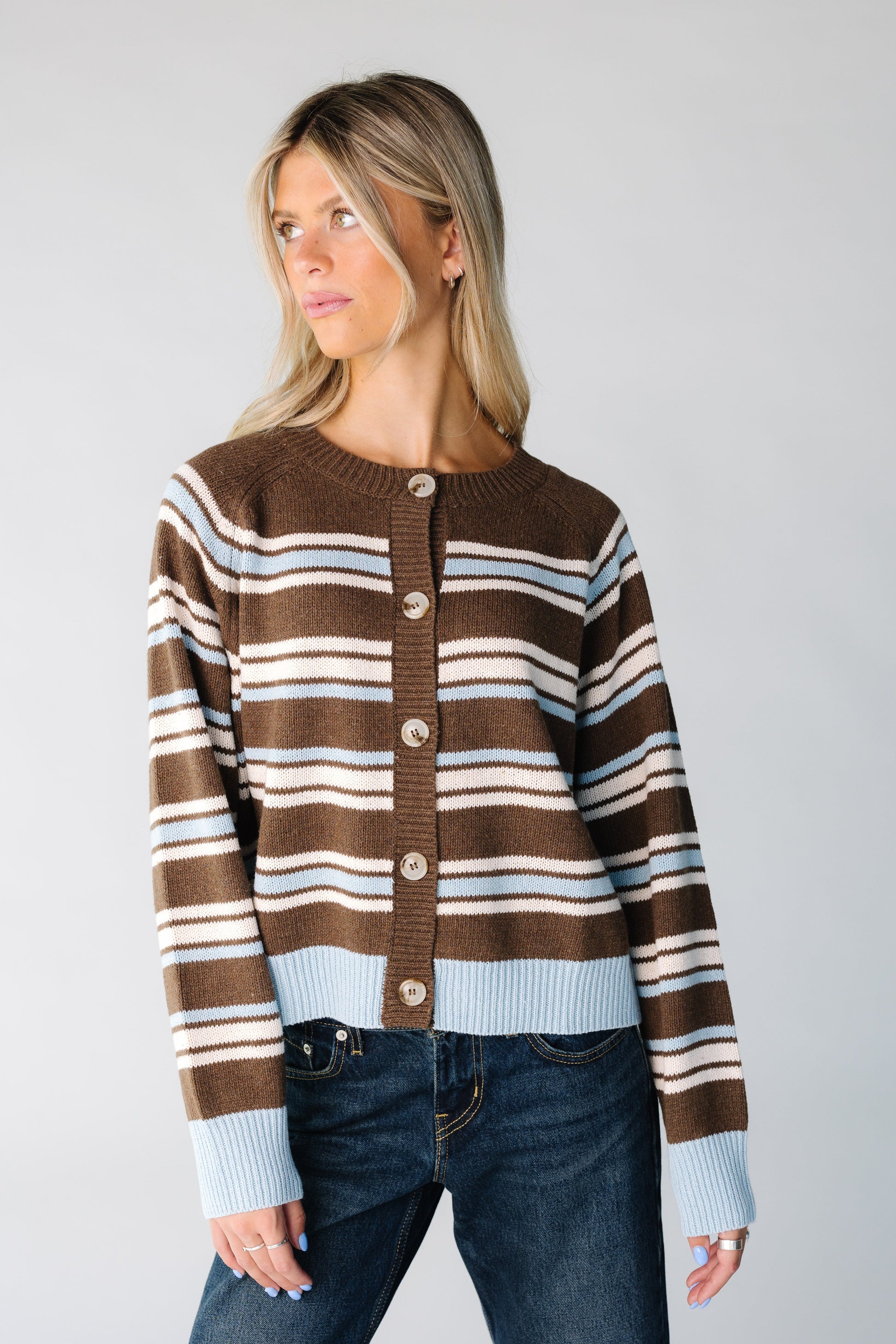 Koko Button Down Cardigan WOMEN'S CARDIGAN Mod Ref 