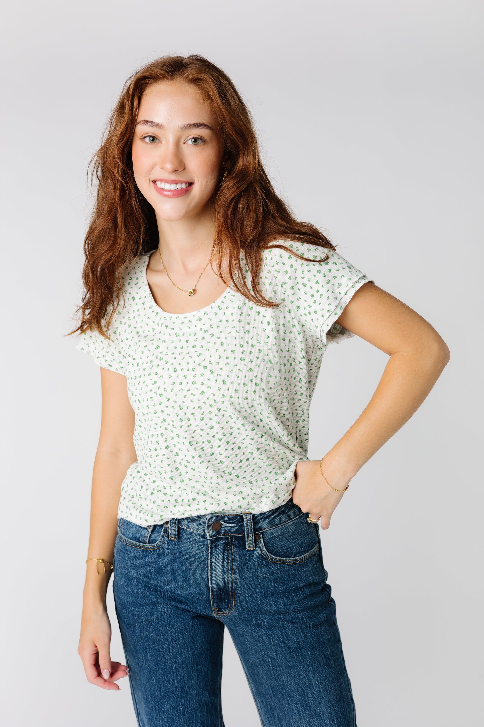 Brass & Roe Must Have Double Hem Tee WOMEN'S TOP brass & roe 