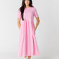 Brass & Roe Lakewood Casual Dress WOMEN'S DRESS brass & roe Pink L 