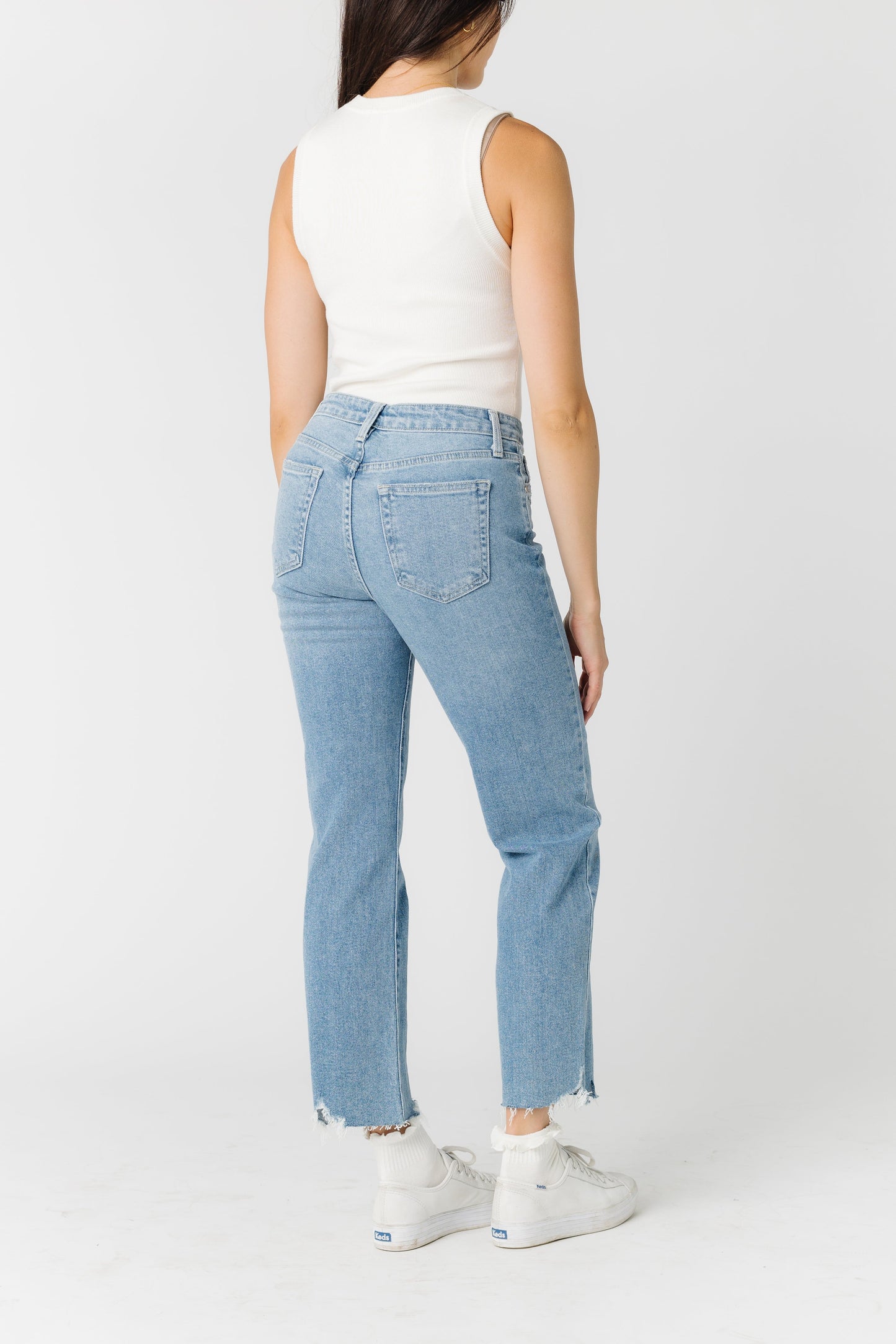 Lost In Time Vintage Straight Jeans WOMEN'S DENIM Just Panmaco Inc. 