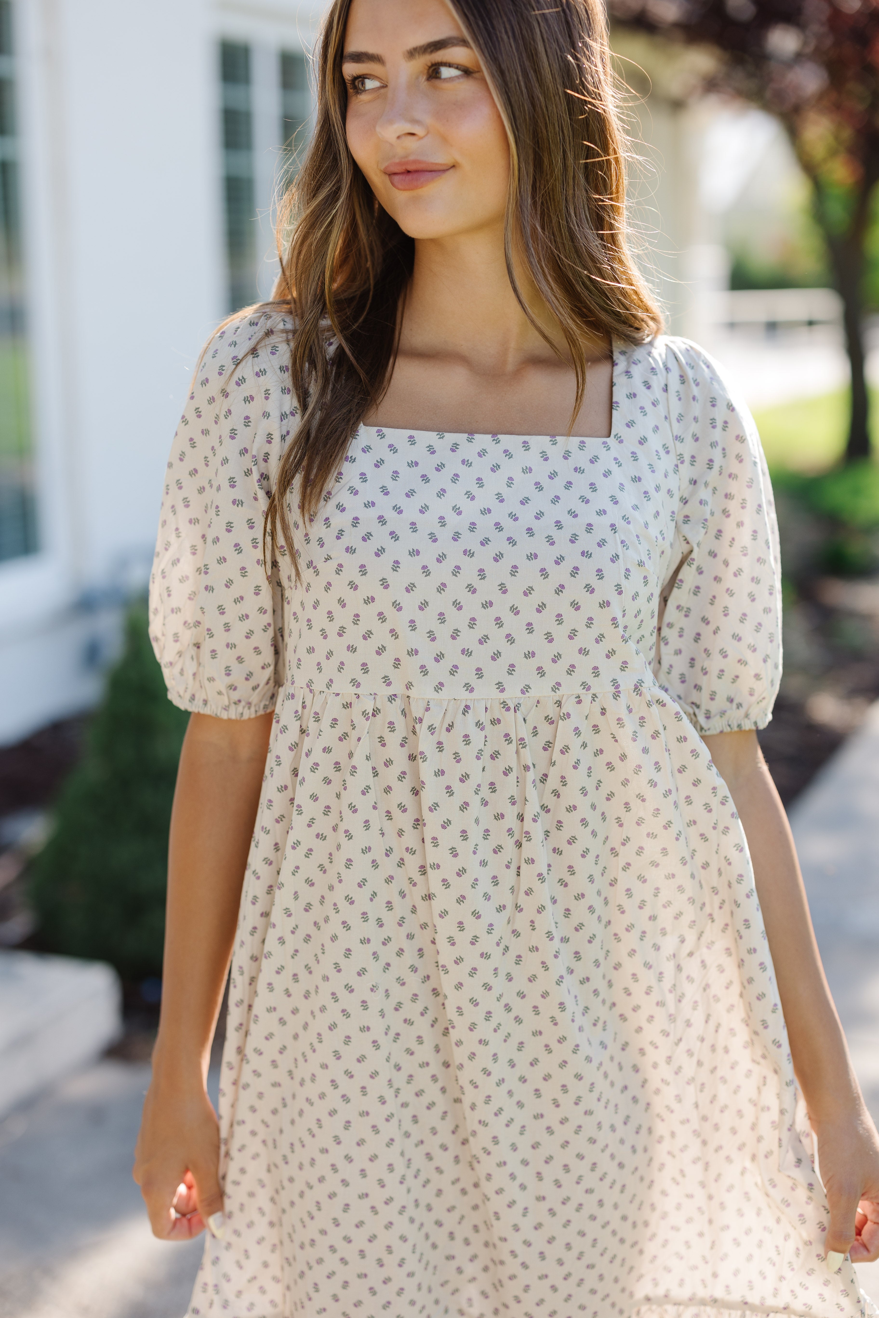 Brass & Roe Modest Desiree Square Neck Dress – Called to Surf