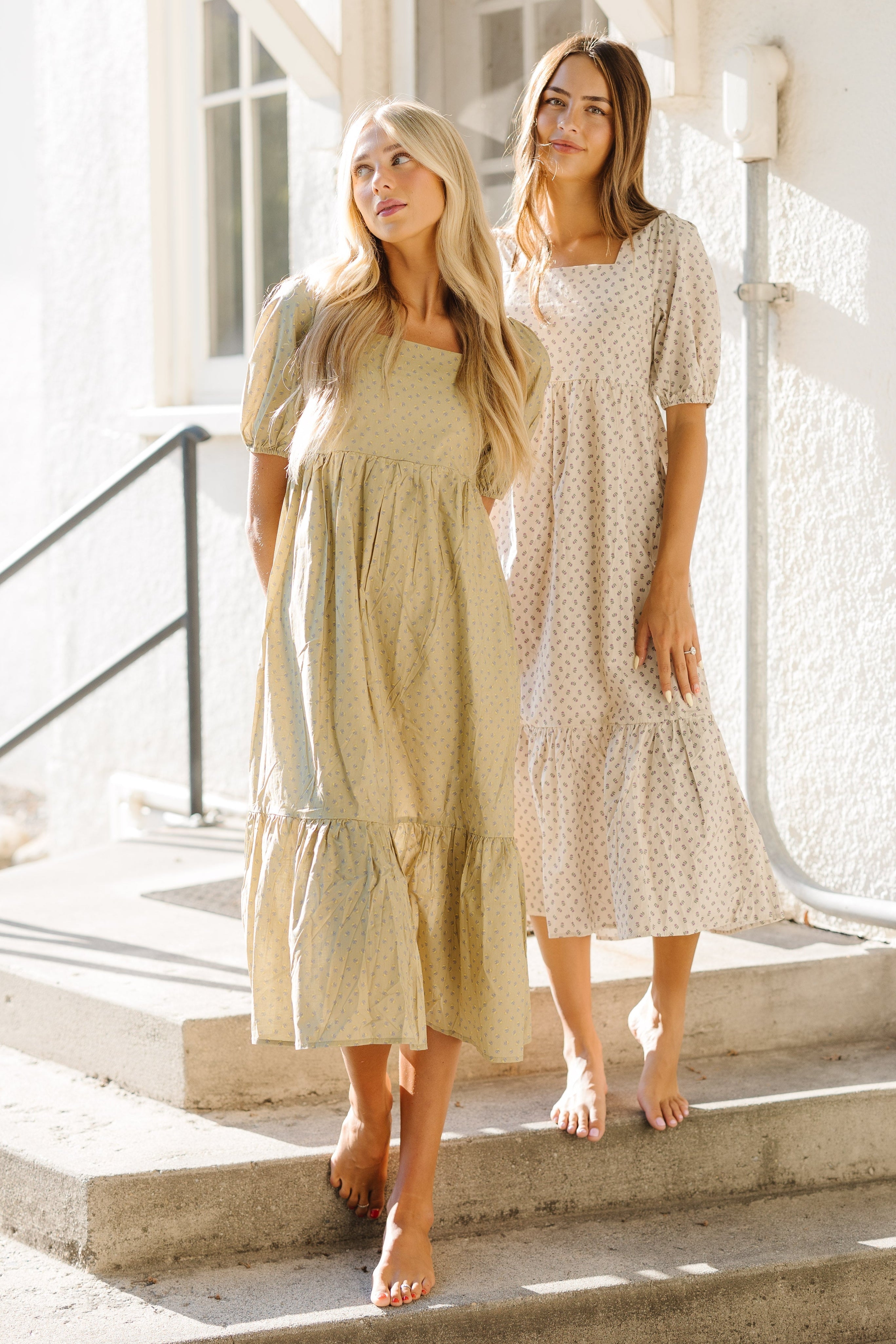 Brass & Roe Modest Desiree Square Neck Dress – Called to Surf